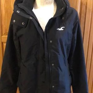 Hollister All Weather Jacket in black